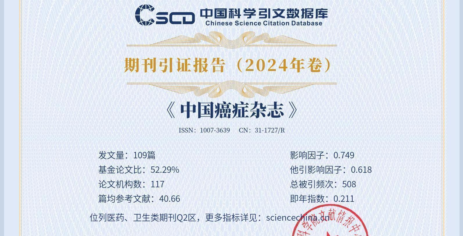 中国癌症杂志